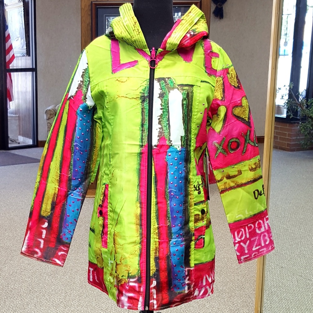 UBU Reversible 32" Zip Front Raincoat